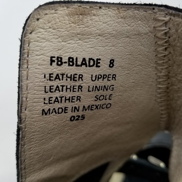 Freebird By Steven Blade Ankle Booties 8 Navy Blue - Picture 7 of 8